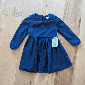 NWT Wonder Nation Navy blue dress 3T